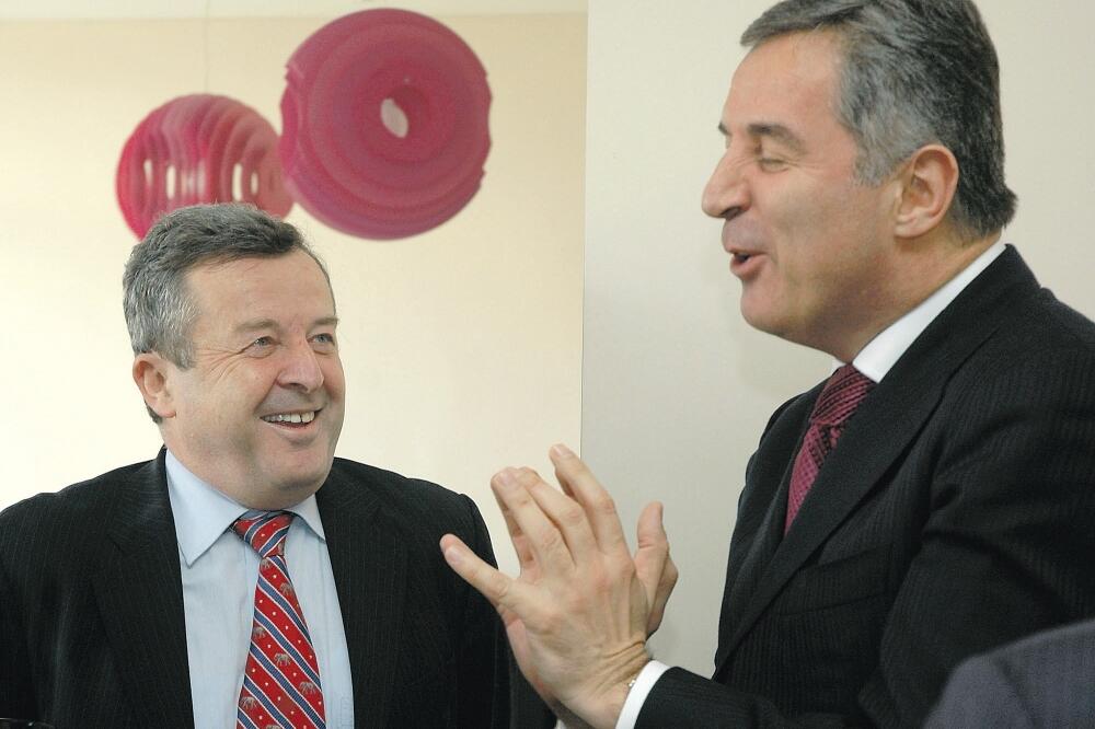 Veselin Vukotić, Milo Đukanović, Foto: Arhiva "Vijesti"