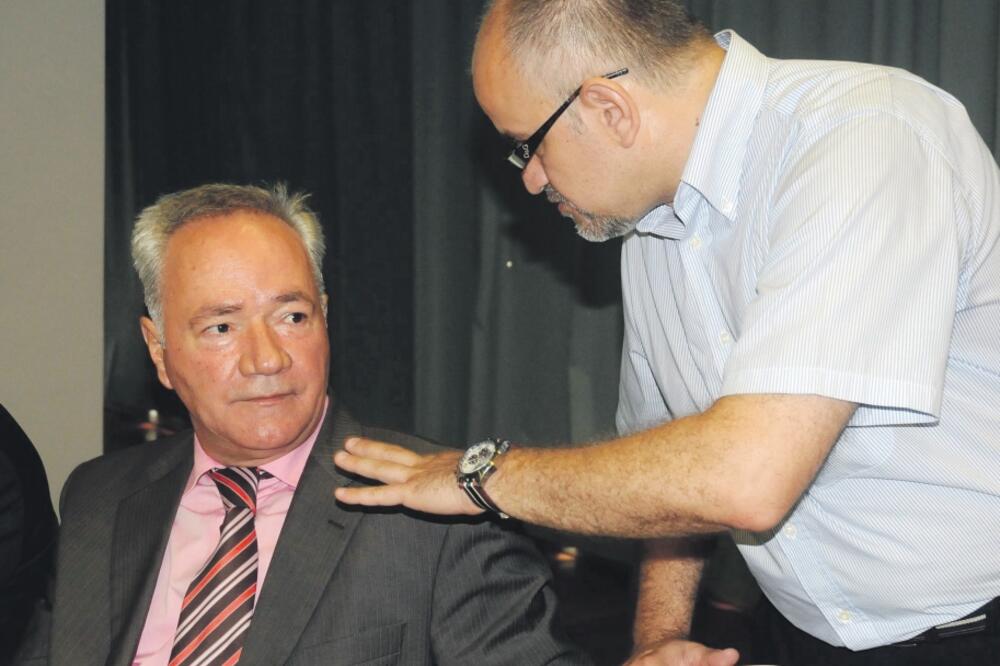 Ferhat Dinoša, Srđan Darmanović, Foto: Boris Pejović