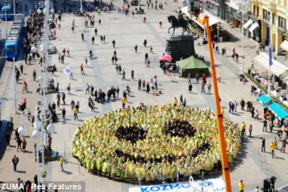 najveći "smajli", Foto: Dailymail.co.uk