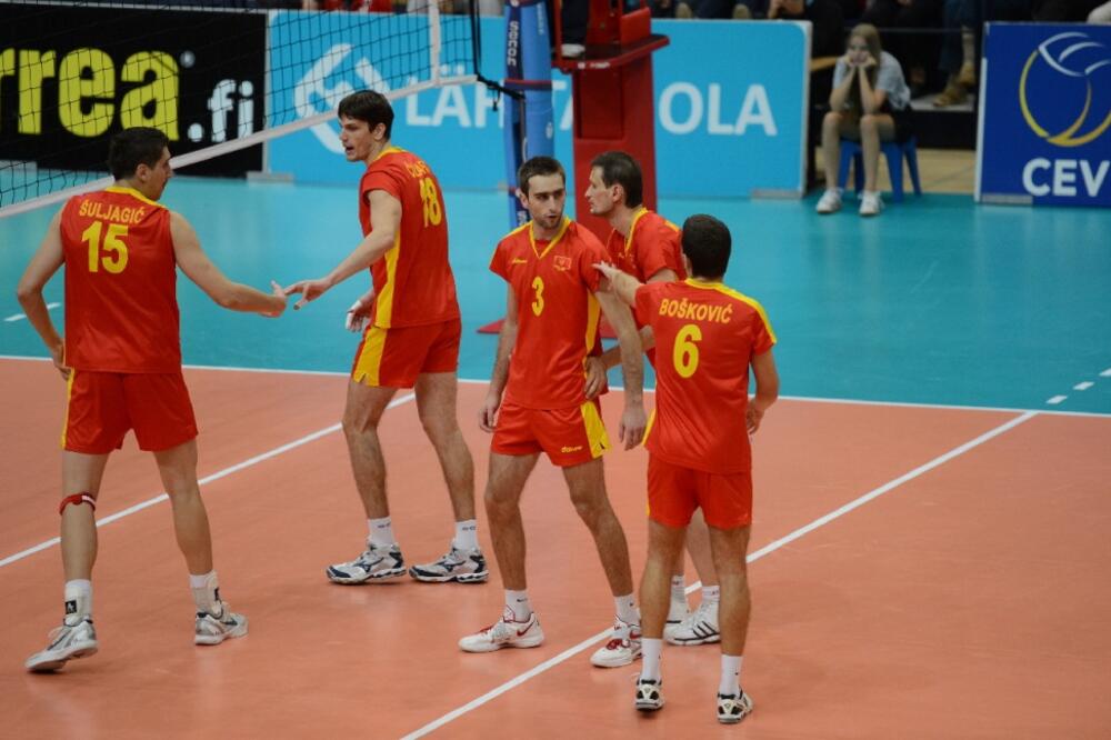 Odbojkaši Crne Gore, Foto: Cev.lu