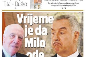 Naslovna strana "Vijesti" za 23. februar