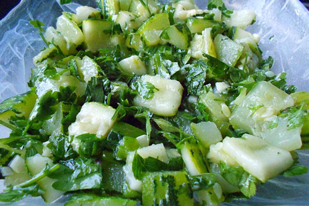 Salata od barenih tikvica, Foto: Kuvajsam.com