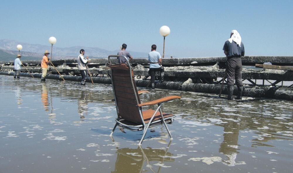 Solana, Ulcinj, berači soli