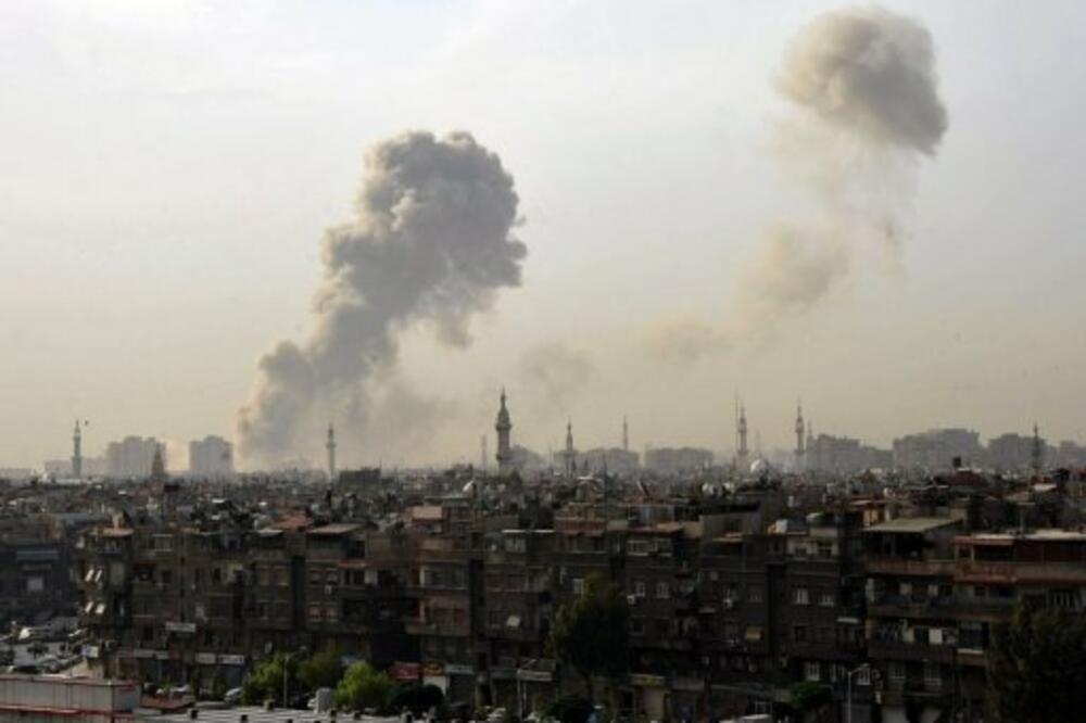 Sirija, Damask, eksplozija bombe, Foto: Rojters