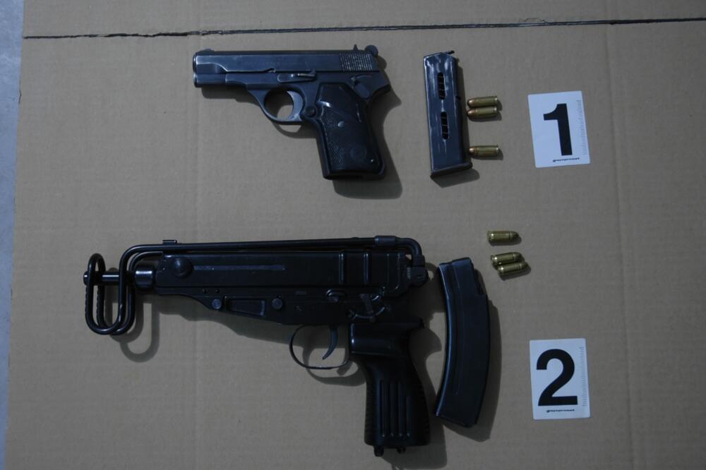 pištolji, Foto: Uprava policije