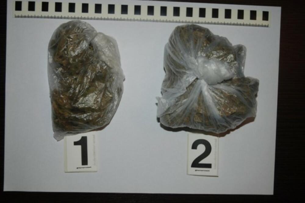 Pljevlja, marihuana, Foto: Uprava policije