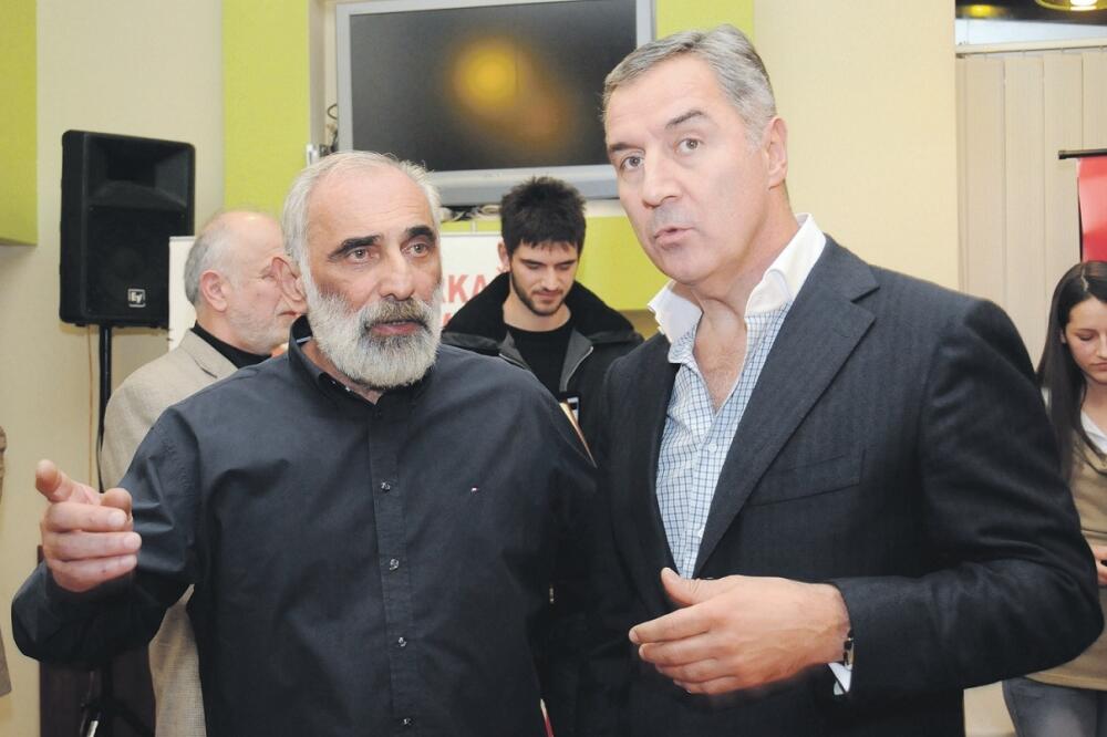 Milo Đukanović, Vesko Barović, Foto: Boris Pejović