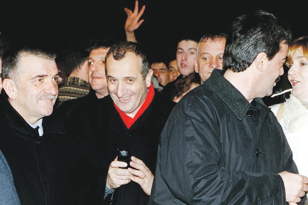 Predrag Bulatović, Momir Bulatović, Zoran Žižić, Foto: Savo Prelević