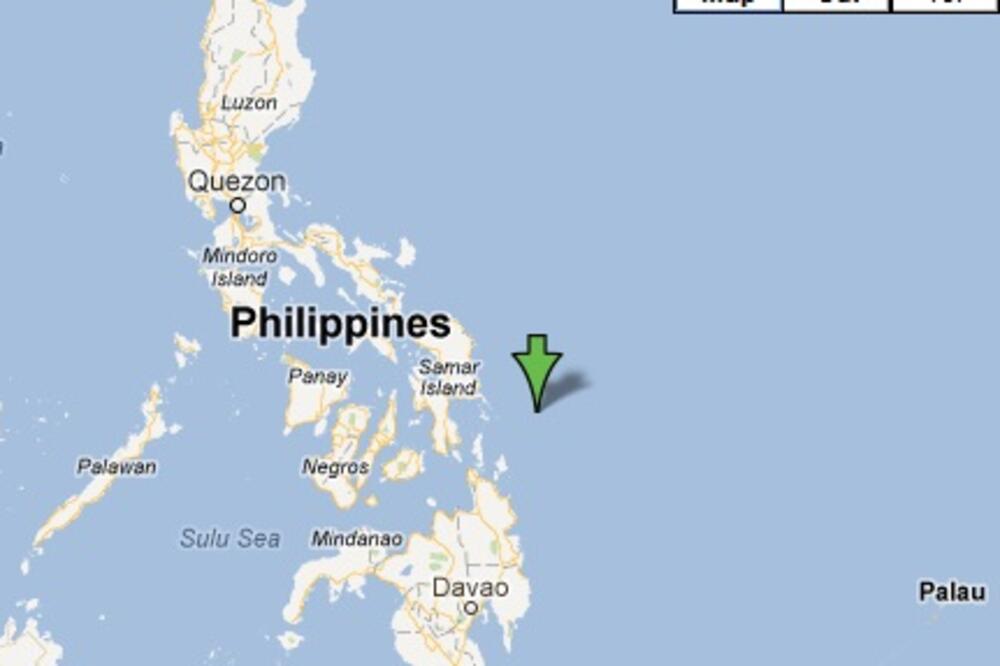 zemljotres Filipini, Foto: Google.maps