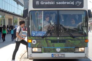 Podgorica: Karta u gradskom prevozu ostaje 80 centi