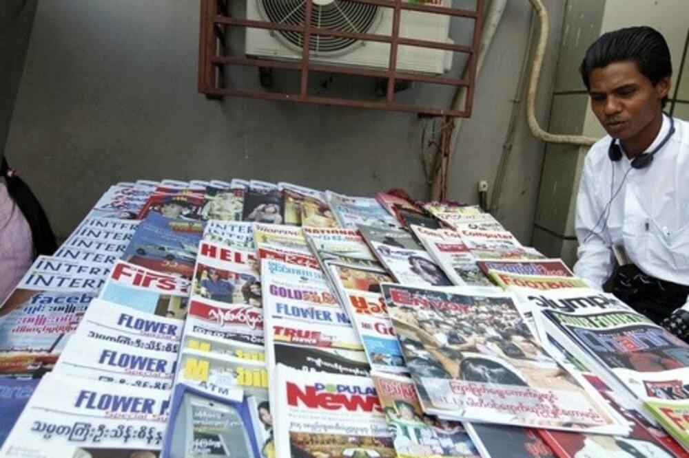 Mjanmar, štampa, mediji, Foto: Dvb.no