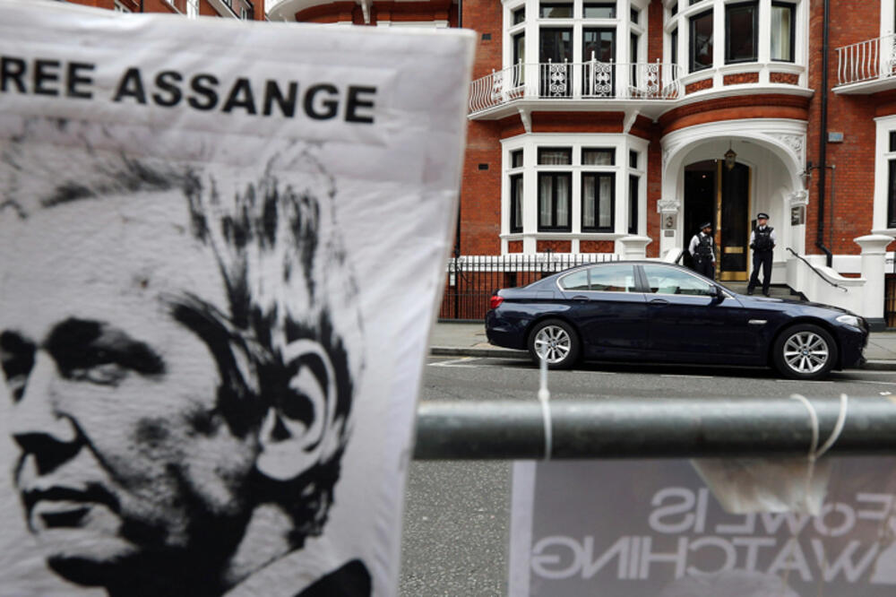 Asanž, Foto: Rojters