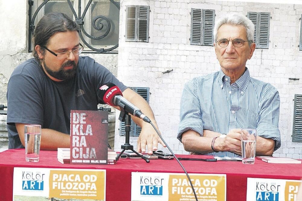 Andrej Nikolaidis, Antonio Negri, Foto: Radoje Milić