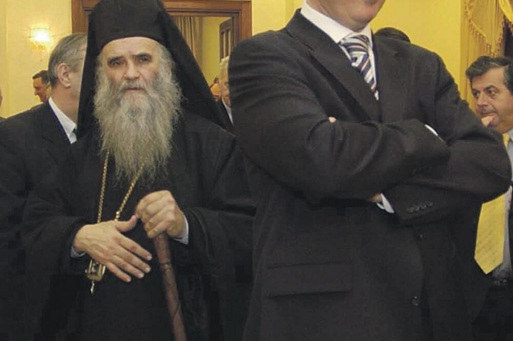 Milo Đukanović, Amfilohije, Foto: Savo Prelević