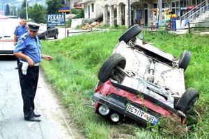 Bjelopoljsko naselje Rakonje: ''Golf'' završio u jarku