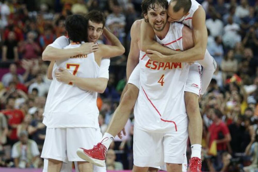 Košarkaši Španije, Foto: Beta AP