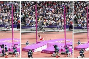 Borhesu pukla motka tokom skoka