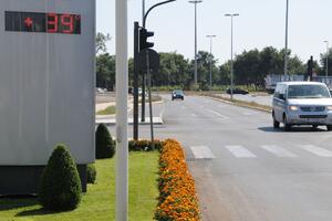 U Podgorici u 11 sati izmjereno 37 stepeni