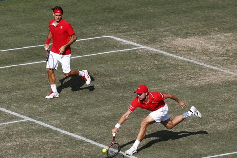 Federer i Vavrinka, Foto: Reuters