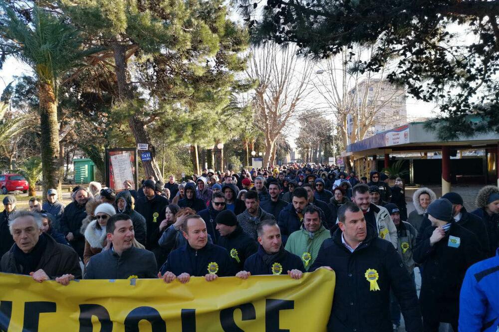 Sa protesta, Foto: Vuk Lajović