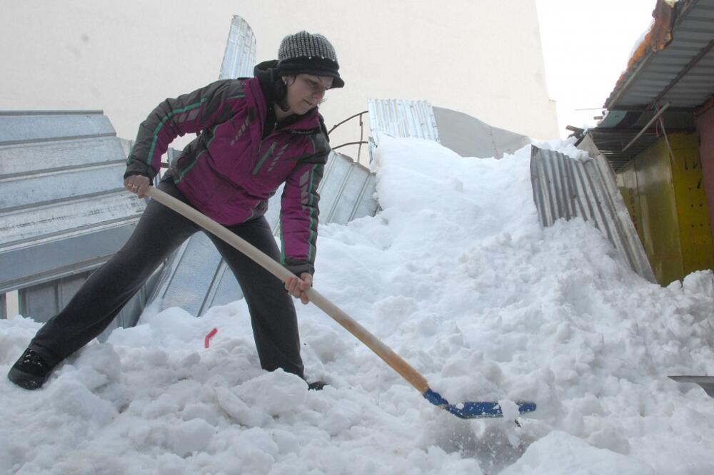 Mala pijaca, Podgorica, nevrijeme, Foto: Zoran Đurić