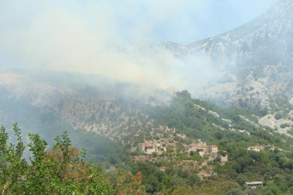 požar Sutomore danas, Foto: Čitalac reporter