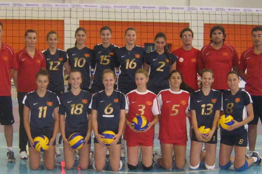 Ženska kadetska odbojkaška reprezentacija, Foto: Odbojkaški savez Crne Gore