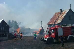 Na području Žabljaka aktivno nekoliko požara