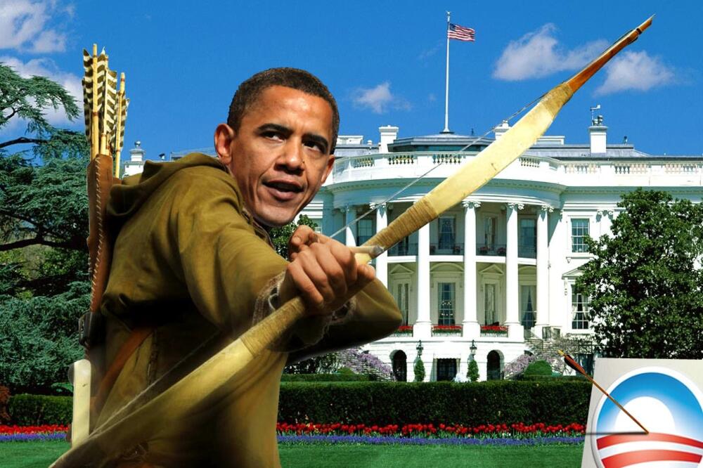 obama je robin hud, Foto: Freakingnews.com
