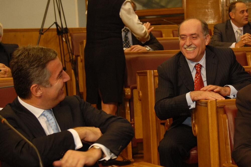 Milo Đukanović, Milan Roćen, Foto: Arhiva Vijesti