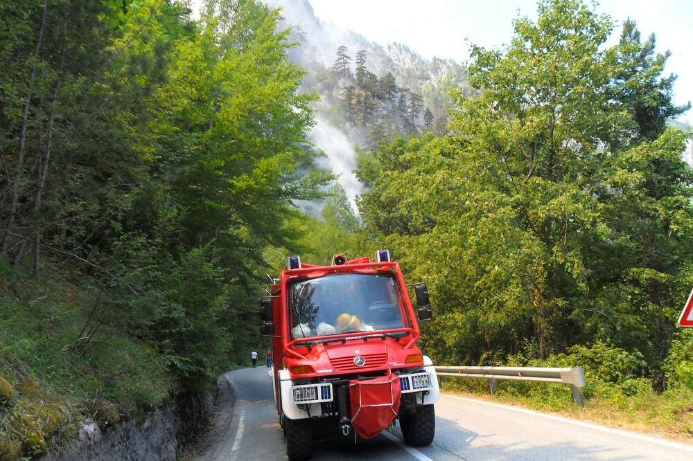 Požar Mojkovac, Đurđevića Tara, Foto: Dragana Šćepanović