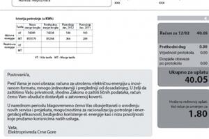 EPCG: Popust od 10 odsto na avgustovskim računima