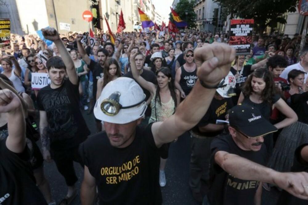 protest španskih rudara, Foto: Reuters