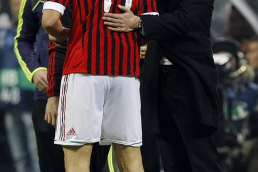 Zlatan Ibrahimović i Masimilijano Alegri, Foto: Reuters