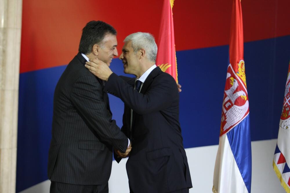 Filip Vujanović i Boris Tadić, Foto: Beta/AP
