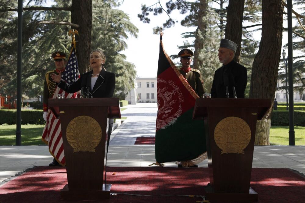 Hilari Klinton, Hamid Karzai, Foto: Reuters