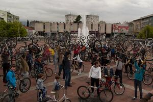 Prva CRITICAL MASS vožnja u Podgorici