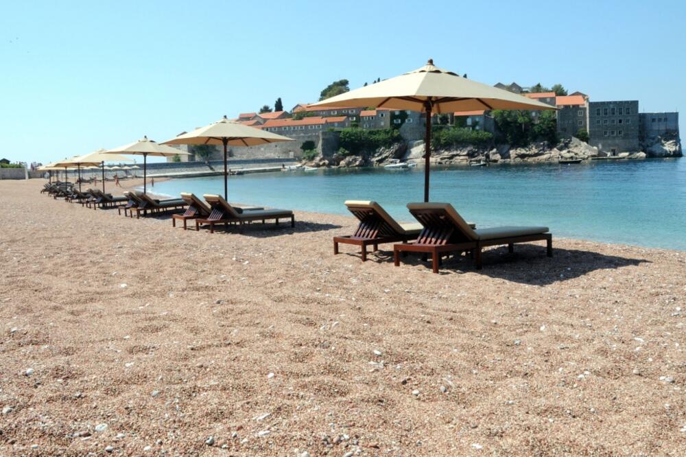Sveti Stefan, plaža, Foto: Zoran Đurić