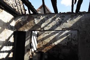 Izgorjela kuća u Crkvičkom Polju kod Plužina