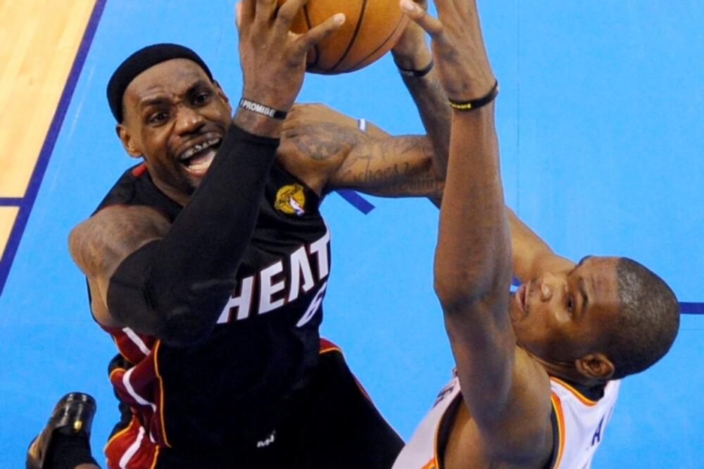 Lebron Džejms i Kevin Djurent, Foto: Beta AP
