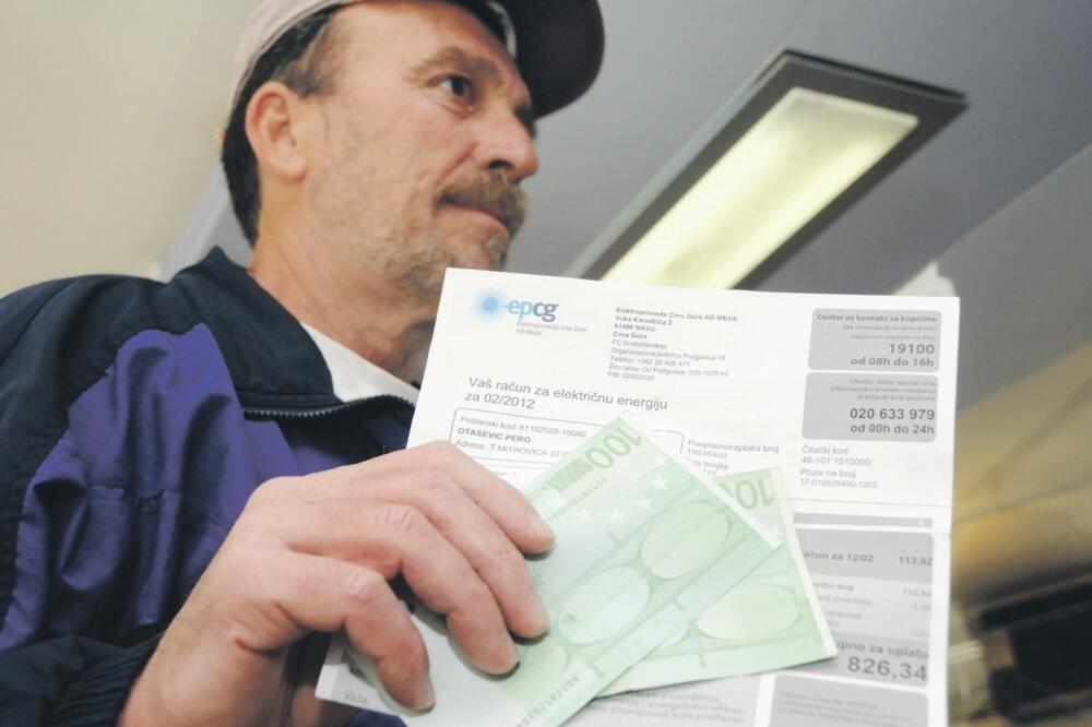 struja račun, Foto: Boris Pejović