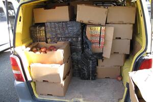 Barska policija oduzela 500 kg prehrambenih proizvoda