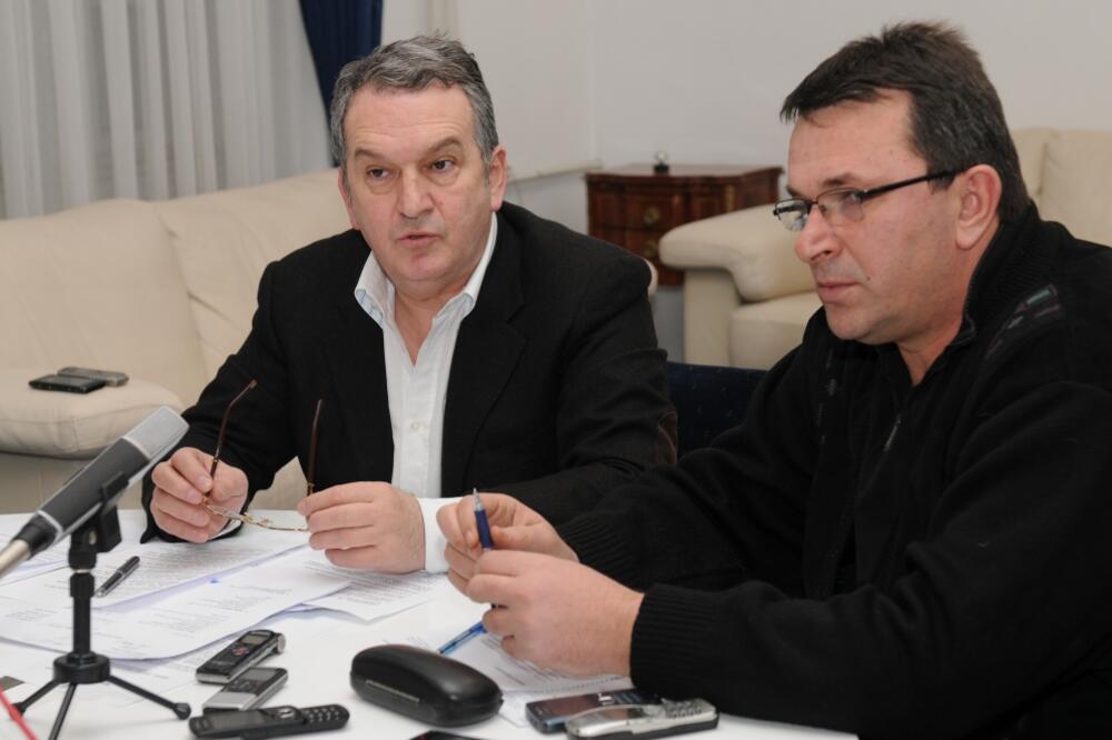 Miomir Mugoša, Vladan Vučelić, Foto: Arhiva "Vijesti"