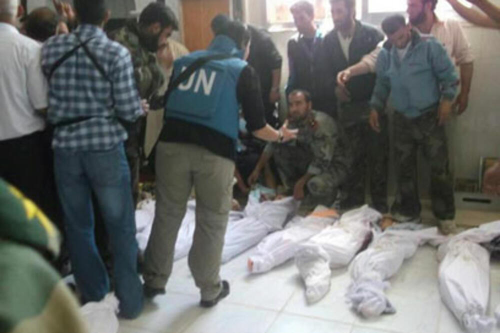 Masakr u Houli, Foto: AFP