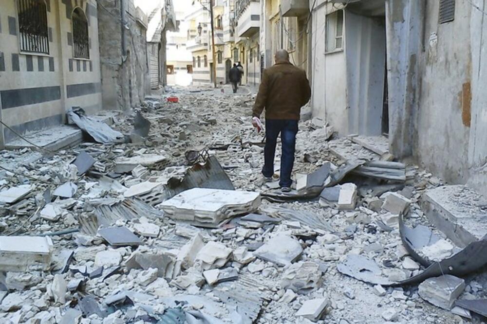 Sirija, Homs, bombardovanje, Foto: Latimes.com
