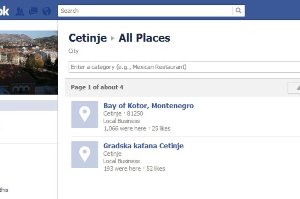 Cetinje, Foto: Printscreen