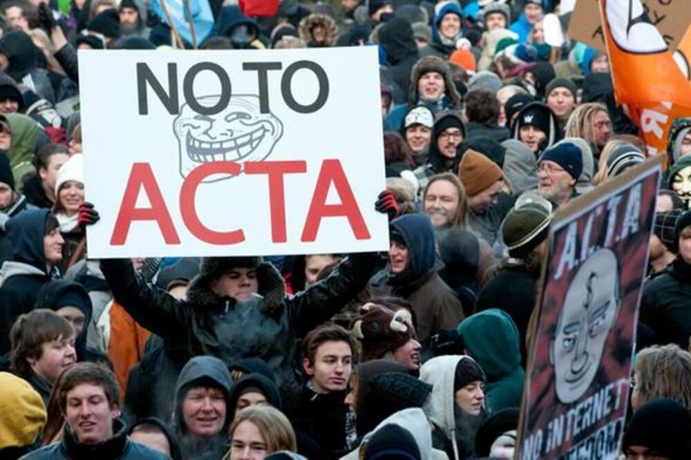 ACTA, protesti, Foto: Dw.de