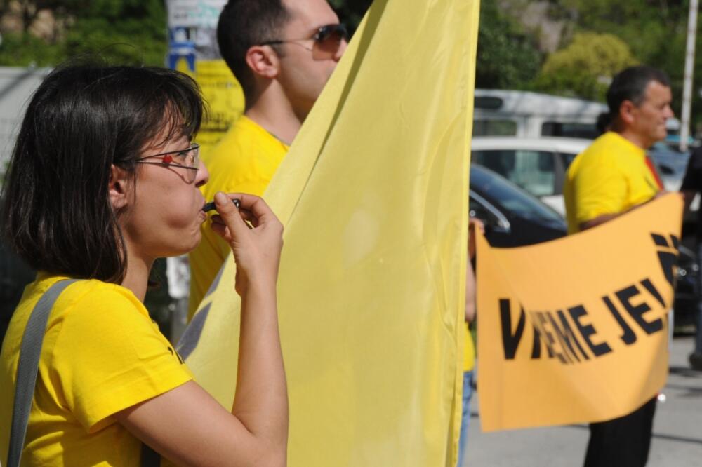 MANS blokada, Foto: Luka Zeković