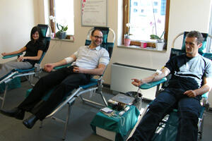 Radnici Telekoma se priključili akciji dobrovoljnog davanja krvi