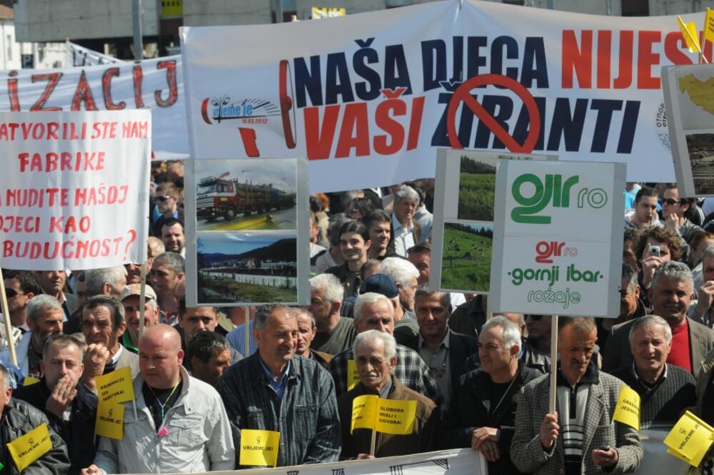 Protest 18. mart, Foto: Savo Prelević